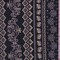 Black/Peach Elephant Stripe Double Brushed Jersey Knit Fabric By the Yard